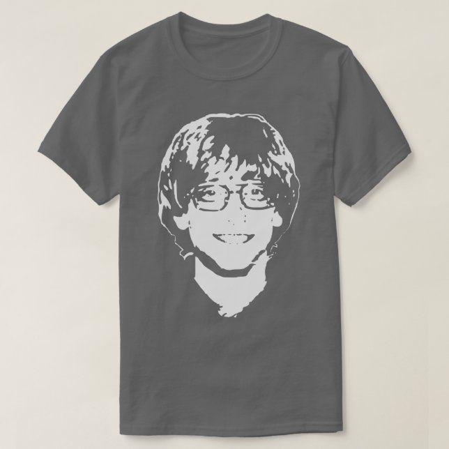 Junger Bill Gates T-Shirt (Design vorne)