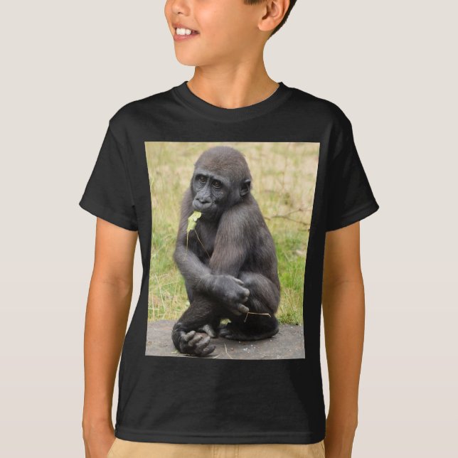 Junger Gorilla T-Shirt (Vorderseite)