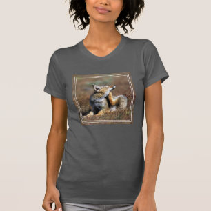Junger Grauer Fuchs im Torres-Del-Paine-Nationalpa T-Shirt