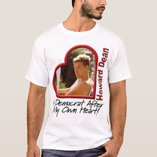 Junger Howard Dean T-Shirt (Vorderseite)