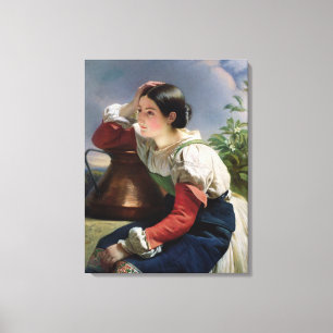 Junger Italiener an gut, c.1833-34 Leinwanddruck