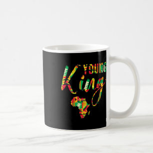 Junger König Afican Karte Afrikanische Kente Junge Kaffeetasse