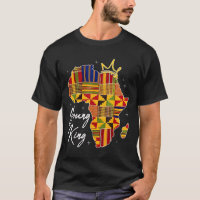 Junger König Art afrikanischer Druck Kente Stoff M