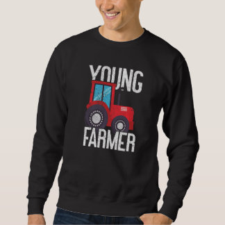 Junger Landwirt Lokaler Bauernhof Junger Landwir Sweatshirt
