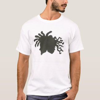 JUNGER MANN IM SCHWARZEN &WHITE T-Shirt