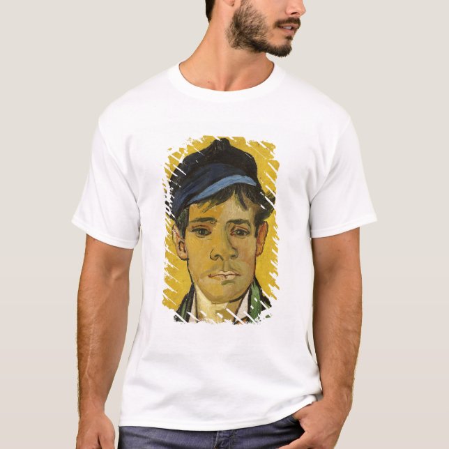 Junger Mann Vincent van Goghs | mit einem Hut, T-Shirt (Vorderseite)