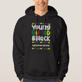 Junger Redakteur & Bildungsschriftsteller zum Blac Hoodie