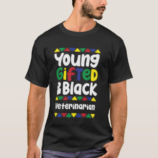 Junger Redakteur und Veterinär für den Schwarzen G T-Shirt