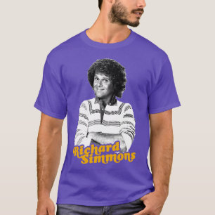 Junger Richard Simmons Retro Fitness-Ikone Design T-Shirt