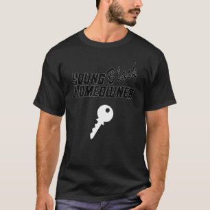 Junger schwarzer Hausbesitzer 3 T-Shirt