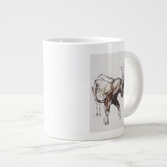 Junger Steinbock Gran Paradiso 2005 Jumbo-Tasse (Vorderseite Rechts)