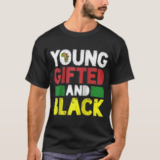 Junger Stolz der schwarzen Afrikaner Schwarze Gesc T-Shirt