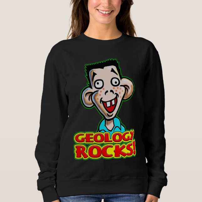 Junger Student Dicky Dingus sagt, Geologie ist gro Sweatshirt (Vorderseite)