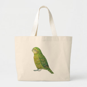 Junger weiblicher Kakapo Jumbo Stoffbeutel