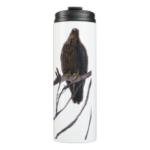 Junger Weißkopfseeadler Thermosbecher