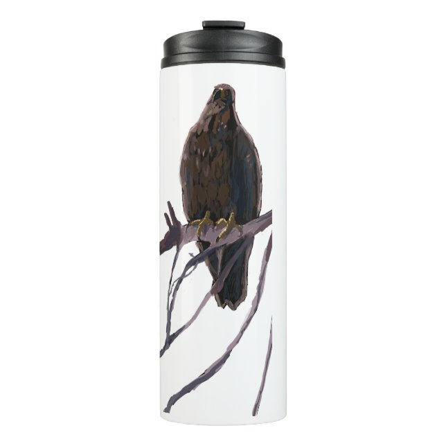 Junger Weißkopfseeadler  Thermosbecher (Vorderseite)