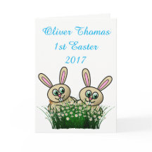 (Junge's) 1. Osterkarte.