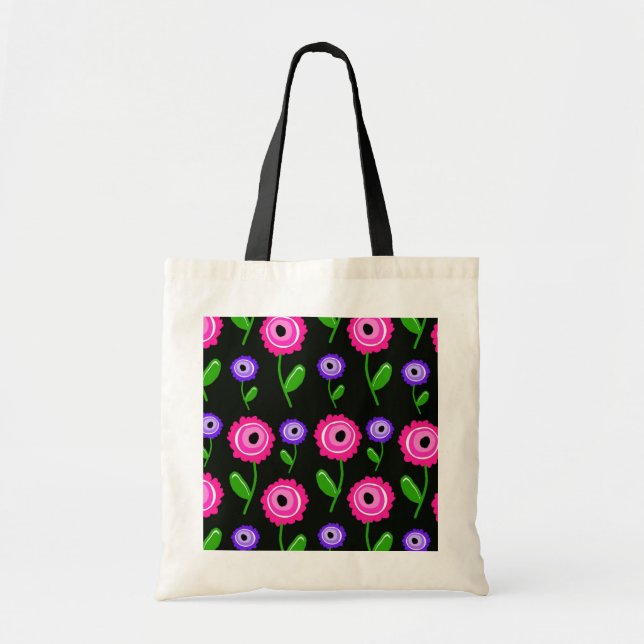 Junges Blumen Tragetasche (Vorne)
