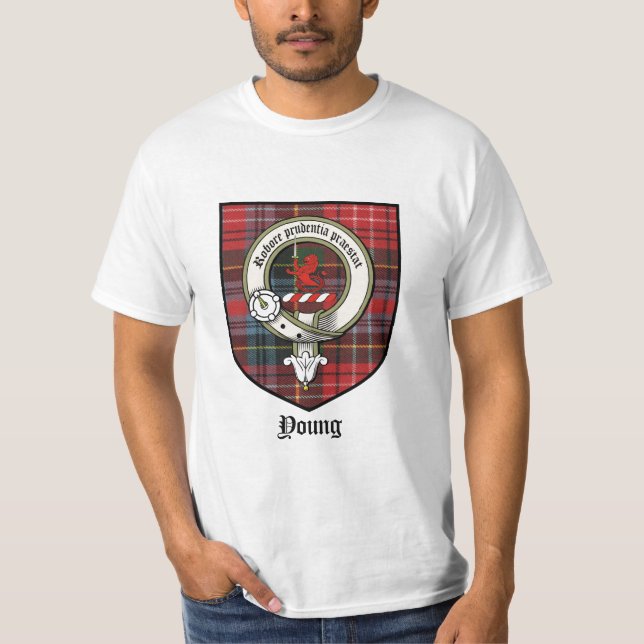 Junges Clan-Abzeichen/ClanWappen/Tartan T-Shirt (Vorderseite)