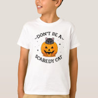 Junge's Don't be a Scaredy Cat / White T - Shirt