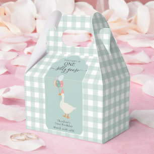 Junge's Ein Albernes Gänse 1. Geburtstag Party Geschenkschachtel