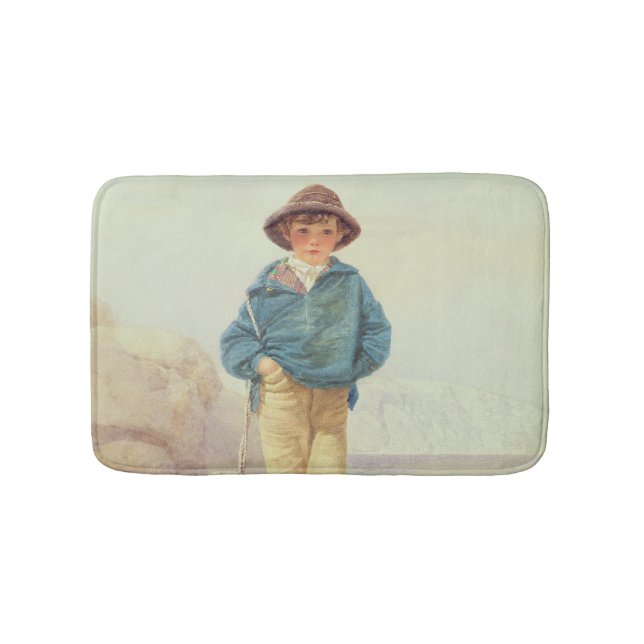 Junges England - ein Fisher-Junge Badematte (Vorderseite)