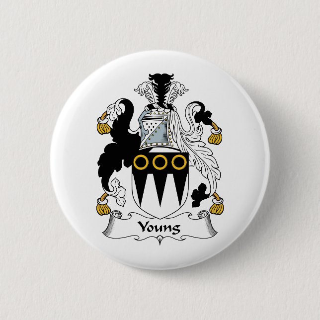 Junges Familienwappen Button (Vorderseite)