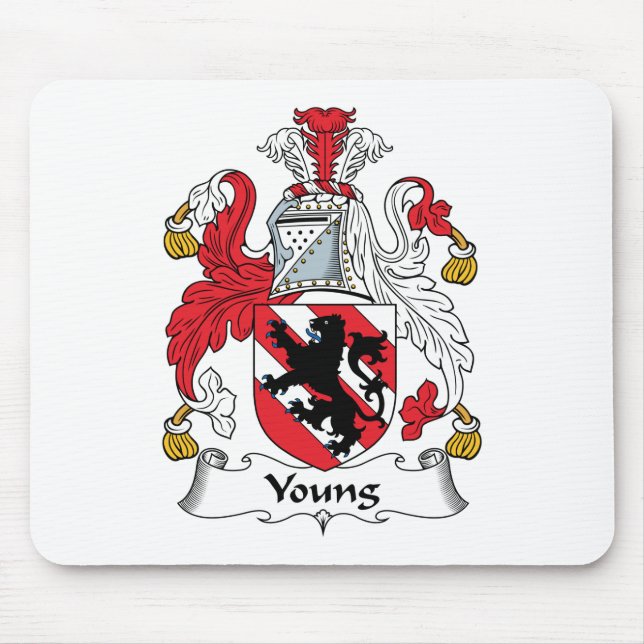 Junges Familienwappen Mousepad (Vorne)