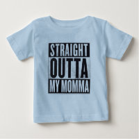 Junge's gerade aus meinem Momma Funny Kid T-Shirt