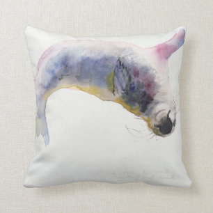 Junges graues Siegel Gweek 2003 Kissen