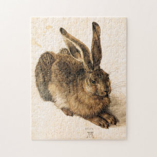 Junges Hase-Puzzlespiel Albrecht Durer Puzzle