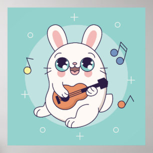 Junges-Hasen-Plakat Poster