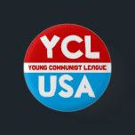 Junges kommunistisches Button der Liga-(YCLUSA)<br><div class="desc">Erträge zum kommunistischen Party</div>