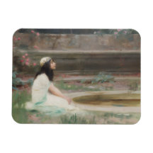 Junges Mädchen an einem Pool (von Herbert Draper)