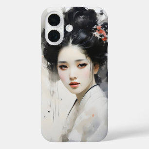 Junges Mädchen Geisha iPhone 16 Hülle