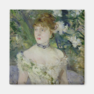 Junges Mädchen in einem Ballkleid, 1879 Magnet