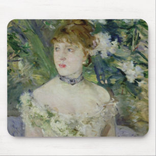 Junges Mädchen in einem Ballkleid, 1879 Mousepad