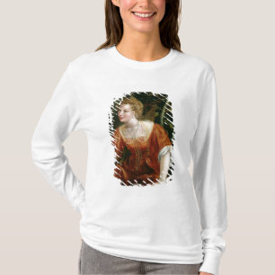 Junges Mädchen in einer Landschaft T-Shirt