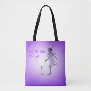 Junges Mädchen-Läufer-Taschen-Tasche