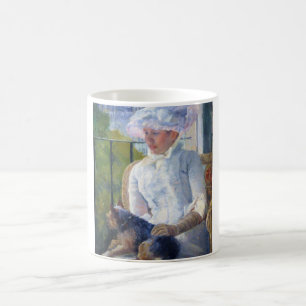 Junges Mädchen und ihr Hund, Mary Cassatt Kaffeetasse