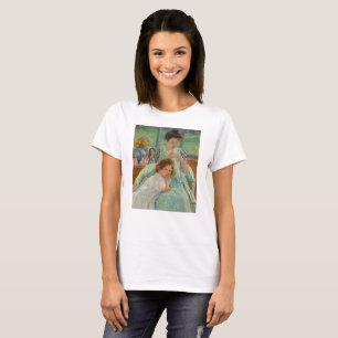 Junges Mutter-Nähen T-Shirt