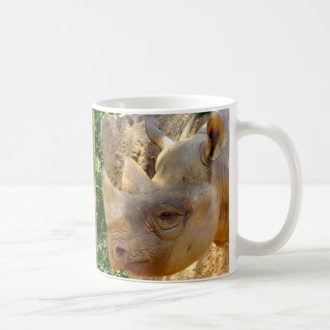 Junges Nashorn Kaffeetasse (Rechts)