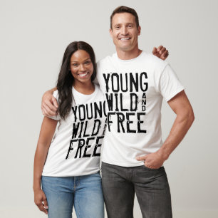 Junges wildes und freies feines Jersey-Trägershir T-Shirt