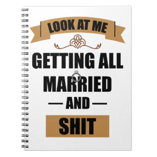 Jungfer-Shirt Betrunken Junggesellinnenabschied Ho Notizblock