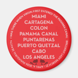 Jungfernfahrt des Panamakanals Magnet