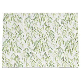 Jungfernparty mit grünen Blättern Große Geschenktüte