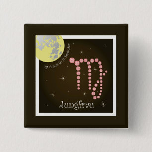 Jungfrau 23. August bis 23. September Buttons