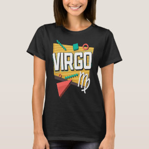 Jungfrau 90er Horoskop Sternzeichen Astrologie T-Shirt