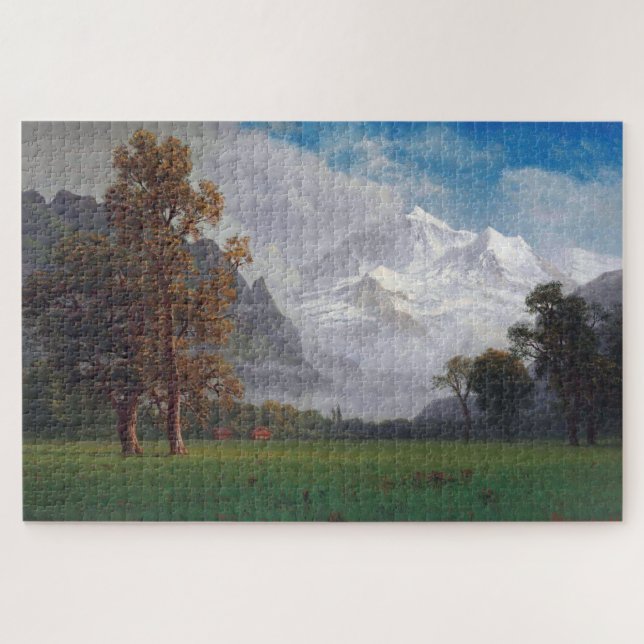 Jungfrau, Albert Bierstadt Puzzle (Horizontal)