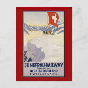 Jungfrau-Bahn Bernese oberland Postkarte